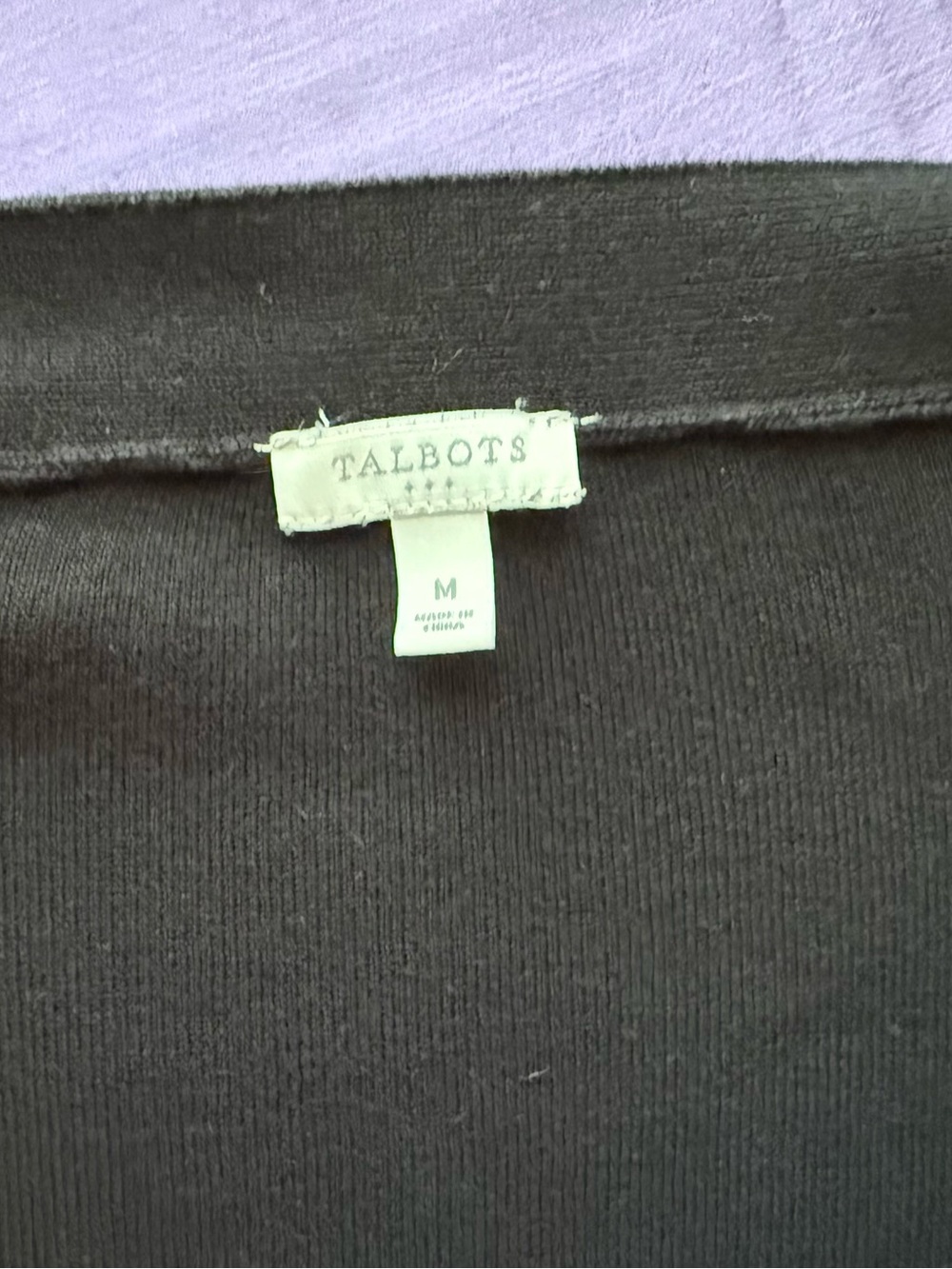 Talbots Open Front Cardigan | Bell Ruffle Sleeve M - Picture 9 of 9